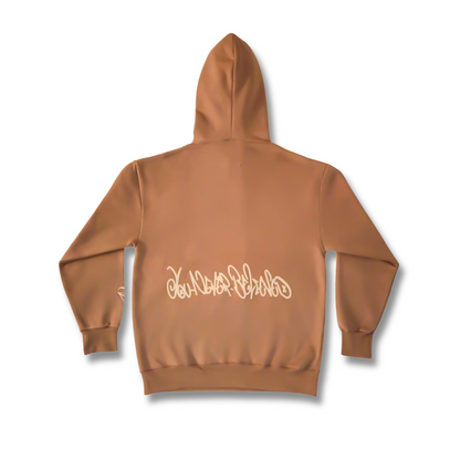 Premium Archaeo Brown Hoodie Back