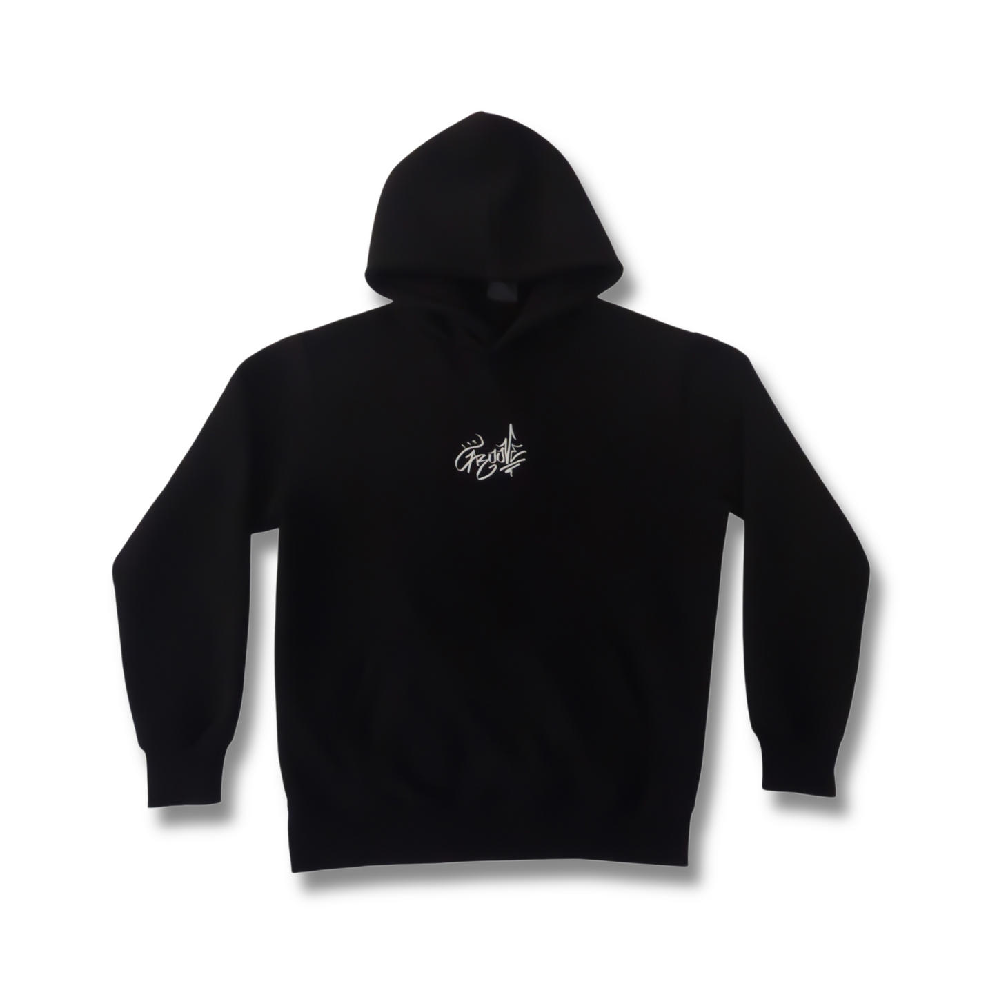 Premium Black Hoodie Front