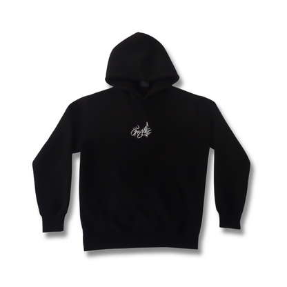 Premium Black Hoodie Front